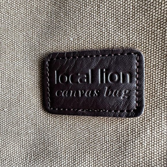 Outdoor Local Lion Canvas Bag Crossbody Messenger Shoulder Bag Adjustable Strap - Picture 3 of 16